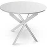 Análisis Comparativo: Las Mejores Mesas Redondas Blancas con Detalles en Madera para Tu Hogar