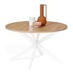 Comparativa de Mesas de Centro Redondas: Elegancia en Blanco y Madera para tu Sala