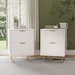 Las Mejores Mesitas de Noche Blancas y Doradas: Análisis y Comparativa para Transformar Tu Dormitorio